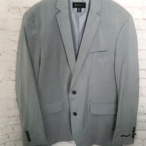 I.N.C Men's Light Gray Suit Jacket Size XL